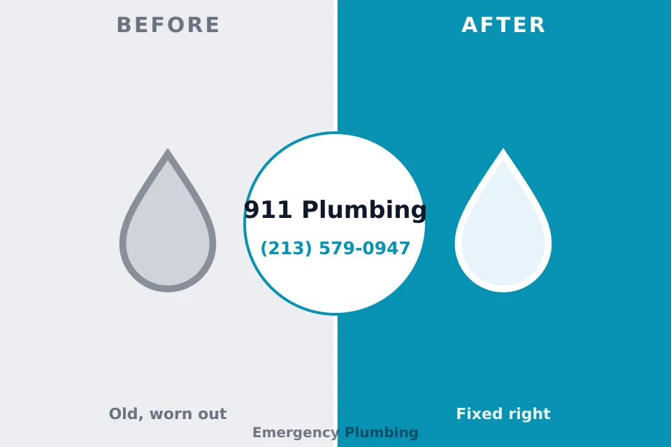 Before and after: plumbing company Pharr, TX
